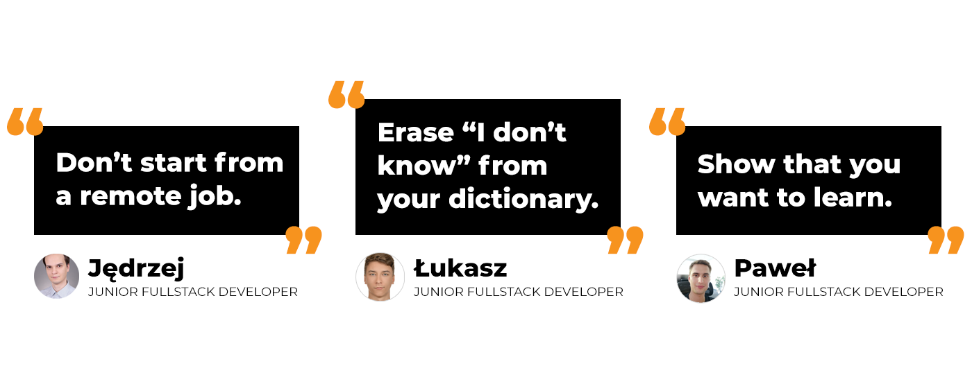tips from junior software developers