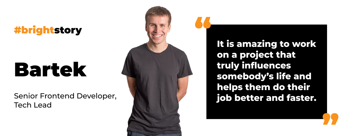 Bartek's quote on working on retail system