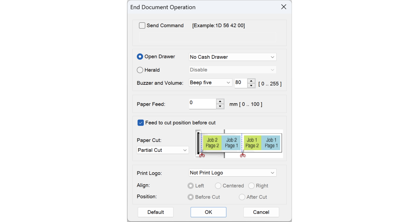 End Document Operation