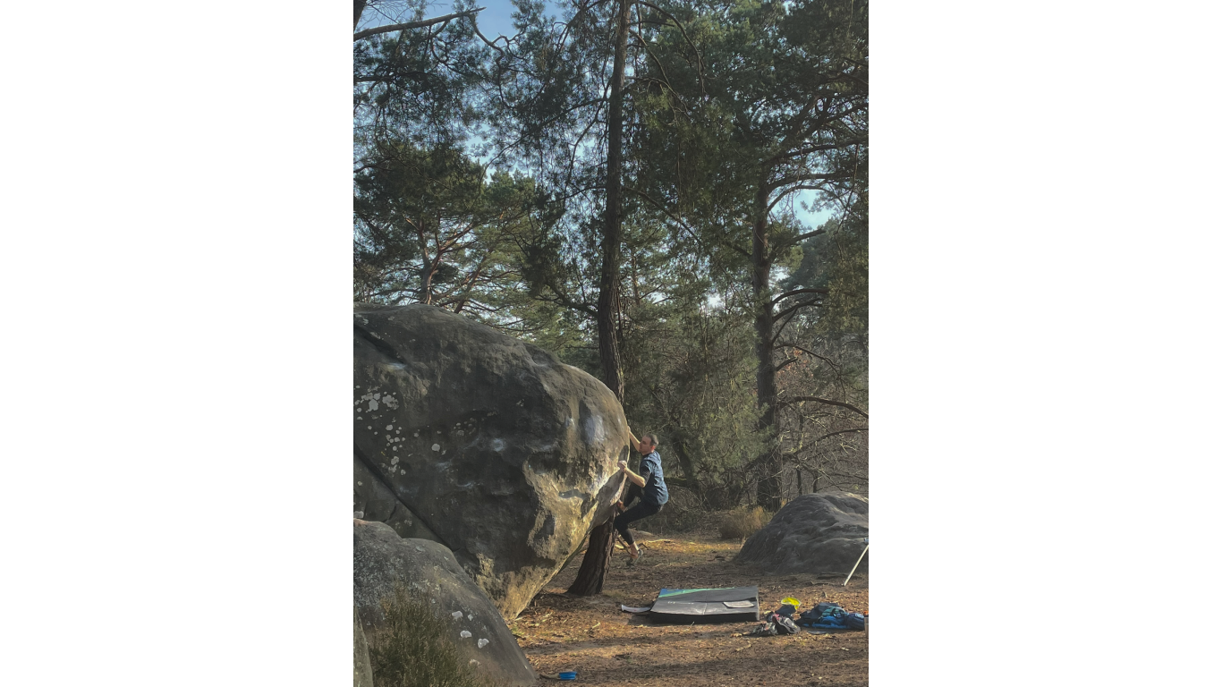 Bouldering in France. Bouldering in France.