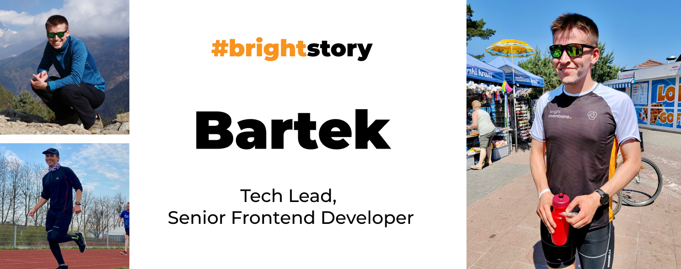 Bartek - a Senior Frontend Developr at Bright Inventions