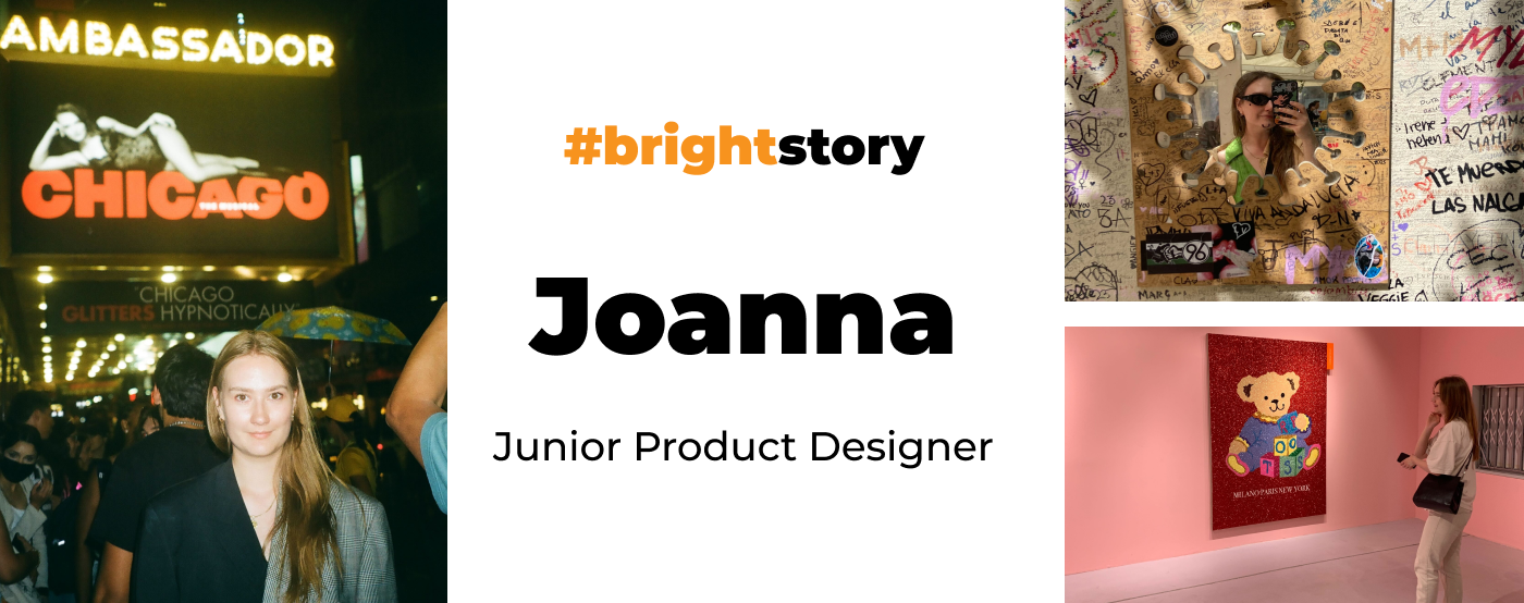 Joanna's product design career story