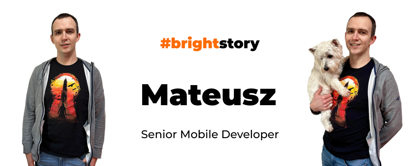 Mateusz's career story Mateusz's career story