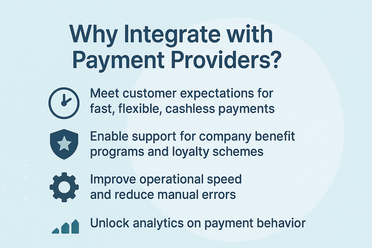 Why integrate with payment providers why integrate with payment providers