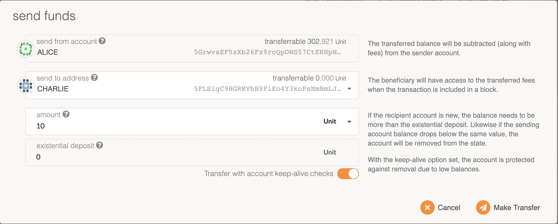 cryptocurrency in substrate