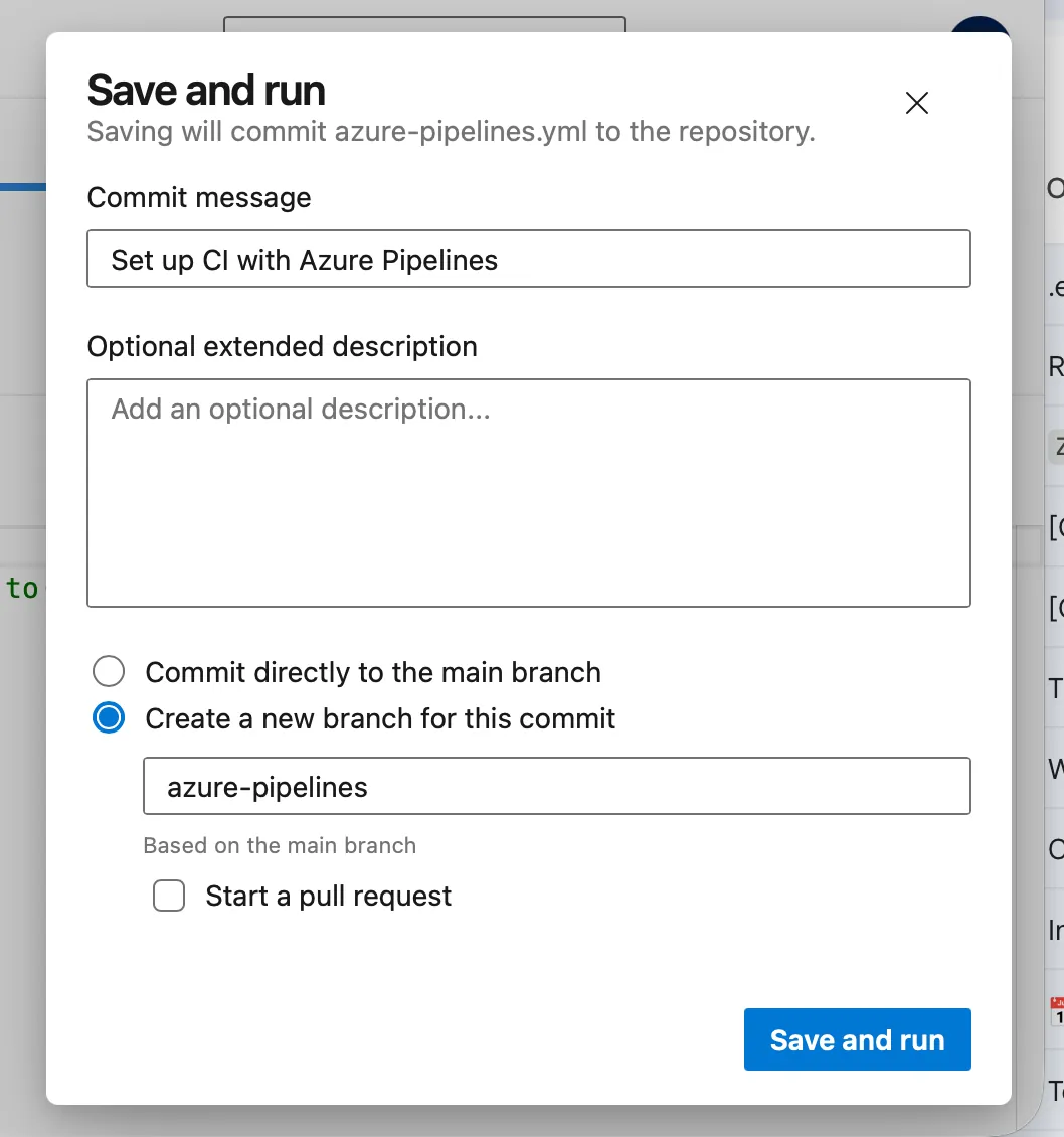 Save pipeline options Save pipeline options