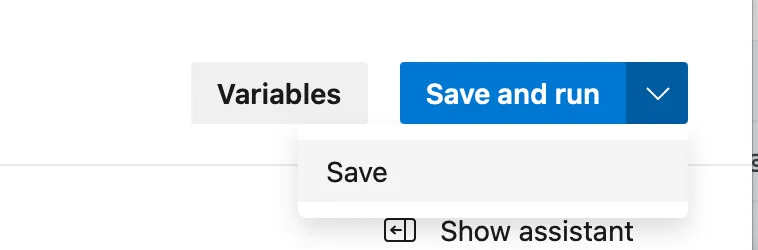 Save pipeline Save pipeline