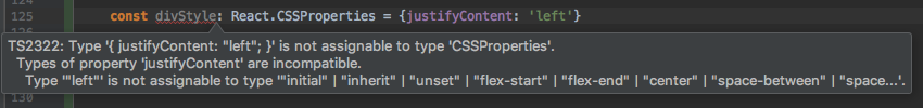 TypeScript helps with CSS validity