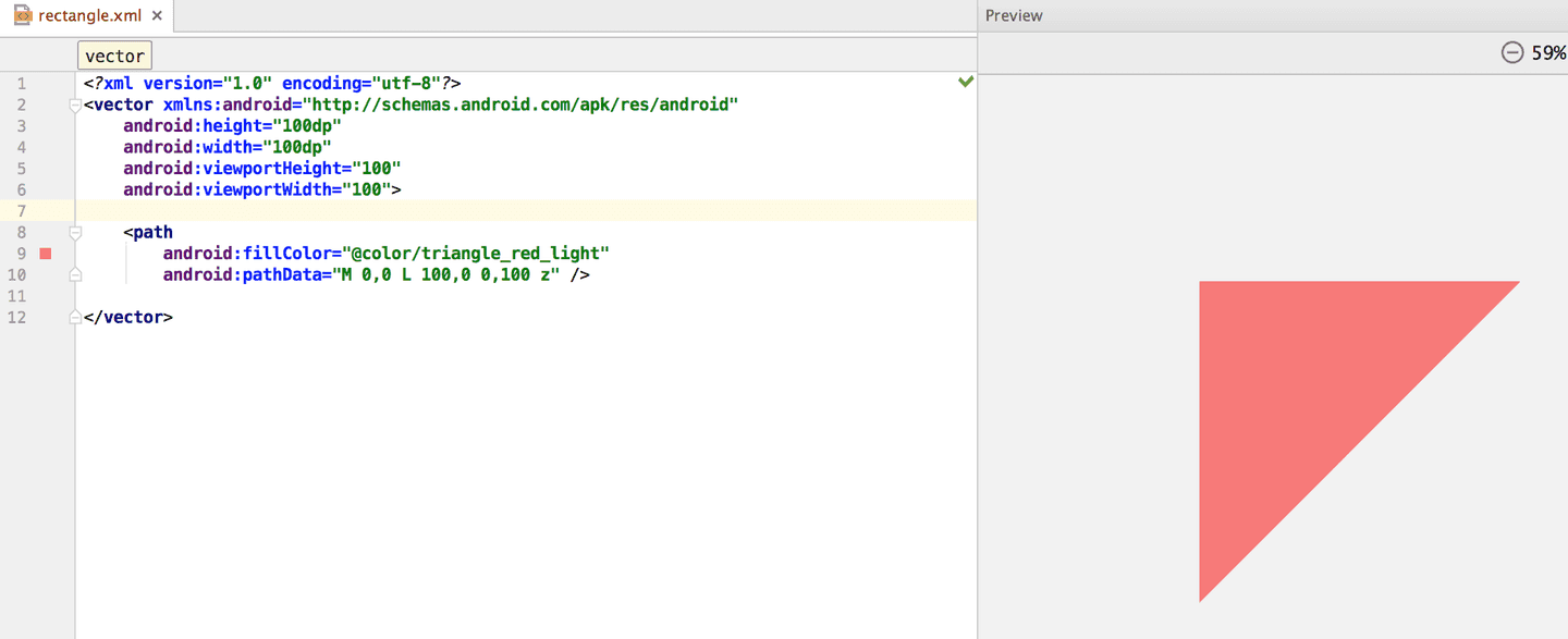 Creating simple vector drawables in Android Studio | Bright Inventions