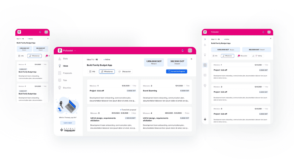 Bright Treasury blockchain