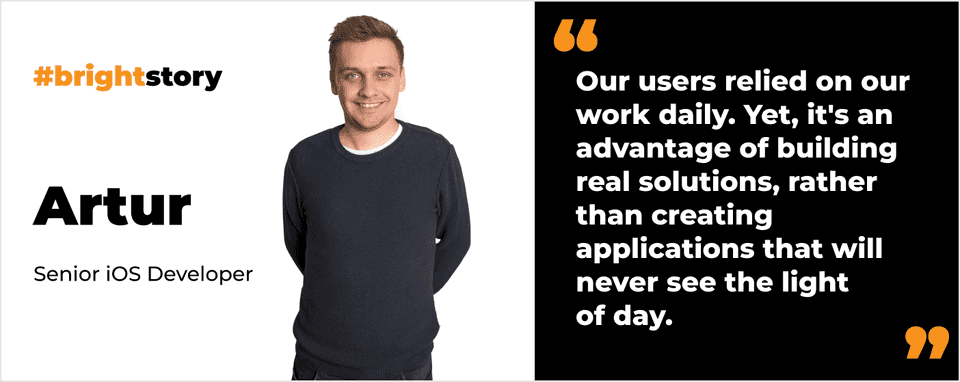 Artur's quote on projects