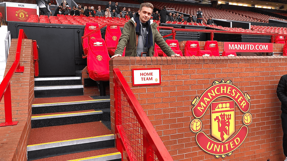 Artur during Manchester United stadium tour