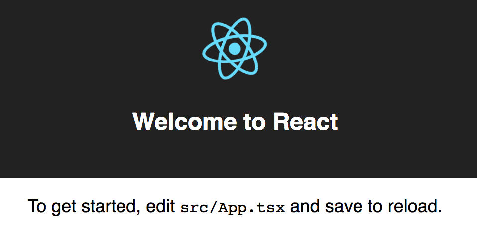 Hello World from create-react-app-typescript