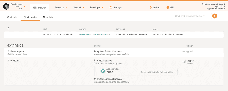 cryptocurrency in substrate