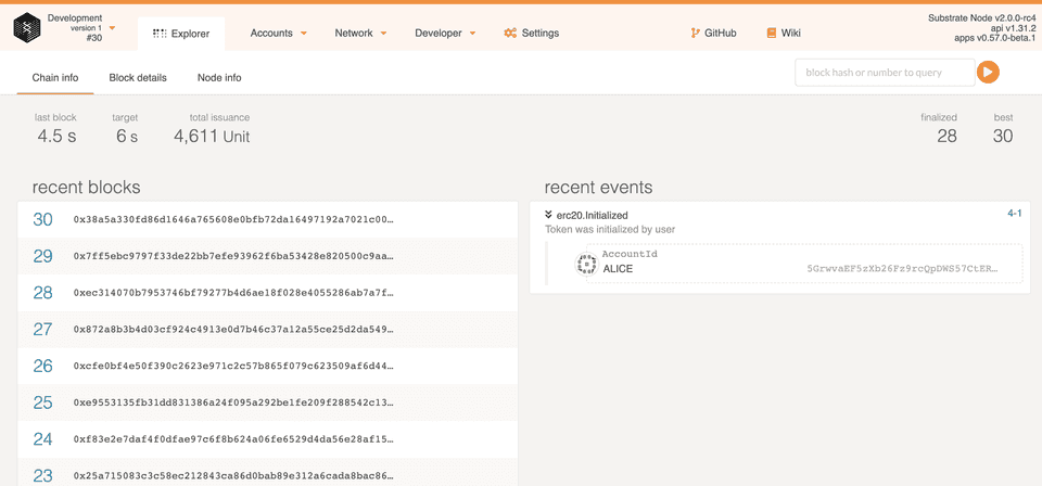 cryptocurrency in substrate