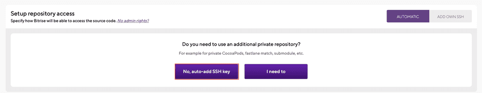 Skip adding ssh keys