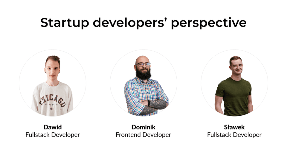 Startup development team