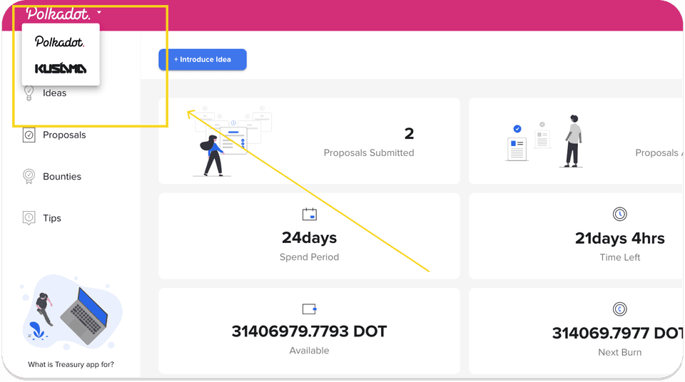 BrightTreasury mockup